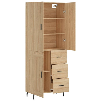 Skåp Sonoma Ek 69,5x34x180 cm