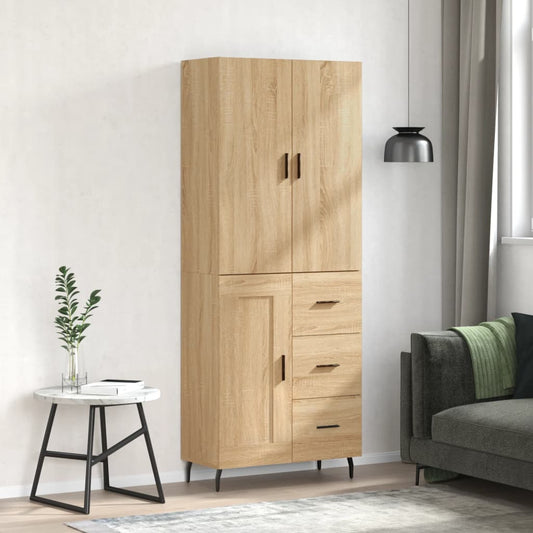 Skåp Sonoma Ek 69,5x34x180 cm