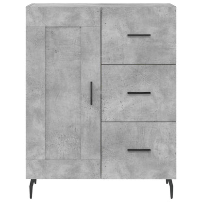 Skåp Betonggrå 69,5x34x180 cm