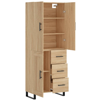 Skåp Sonoma Ek 69,5x34x180 cm
