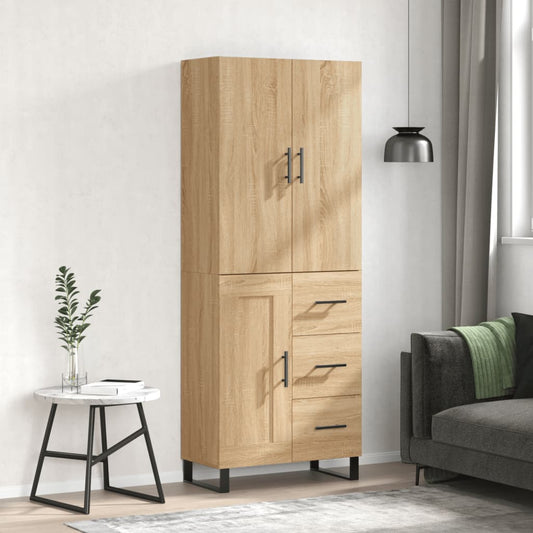 Skåp Sonoma Ek 69,5x34x180 cm