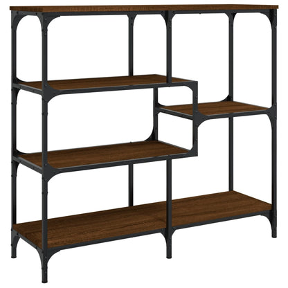 Avlastningsbord brun ek 103x32x95 cm konstruerat trä