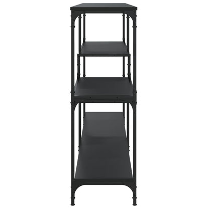 Avlastningsbord Konsollbord Svart 160x32x95 cm