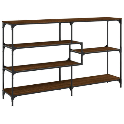 Avlastningsbord Konsollbord Brun Ek 160x32x95 cm