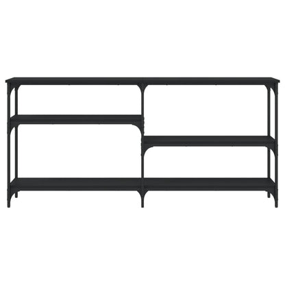 Avlastningsbord Konsollbord Svart 160x29x75 cm