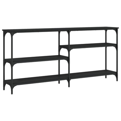Avlastningsbord Konsollbord Svart 160x29x75 cm