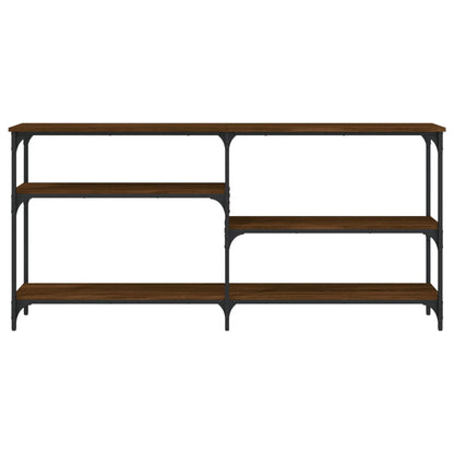 Avlastningsbord Konsollbord Brun Ek 160x29x75 cm