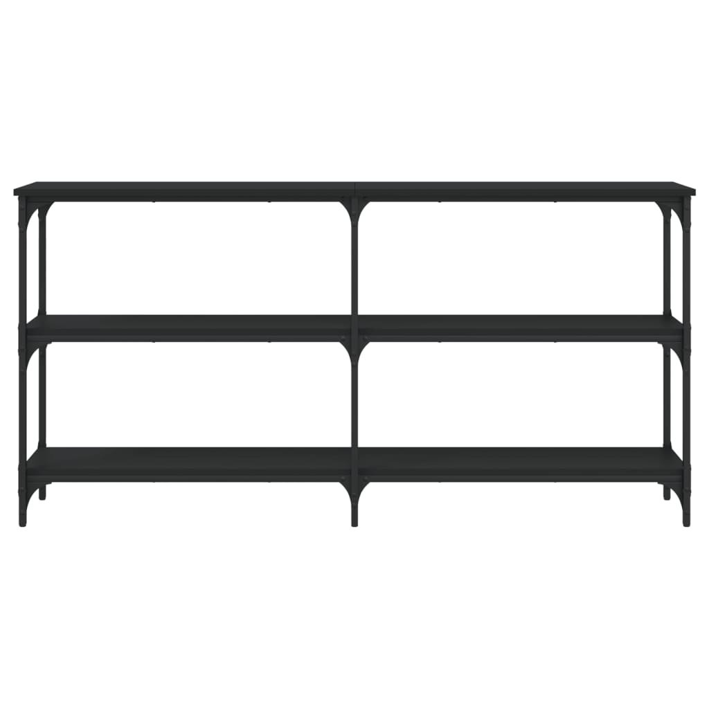Avlastningsbord Konsollbord Svart 150x29x75 cm