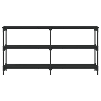 Avlastningsbord Konsollbord Svart 150x29x75 cm