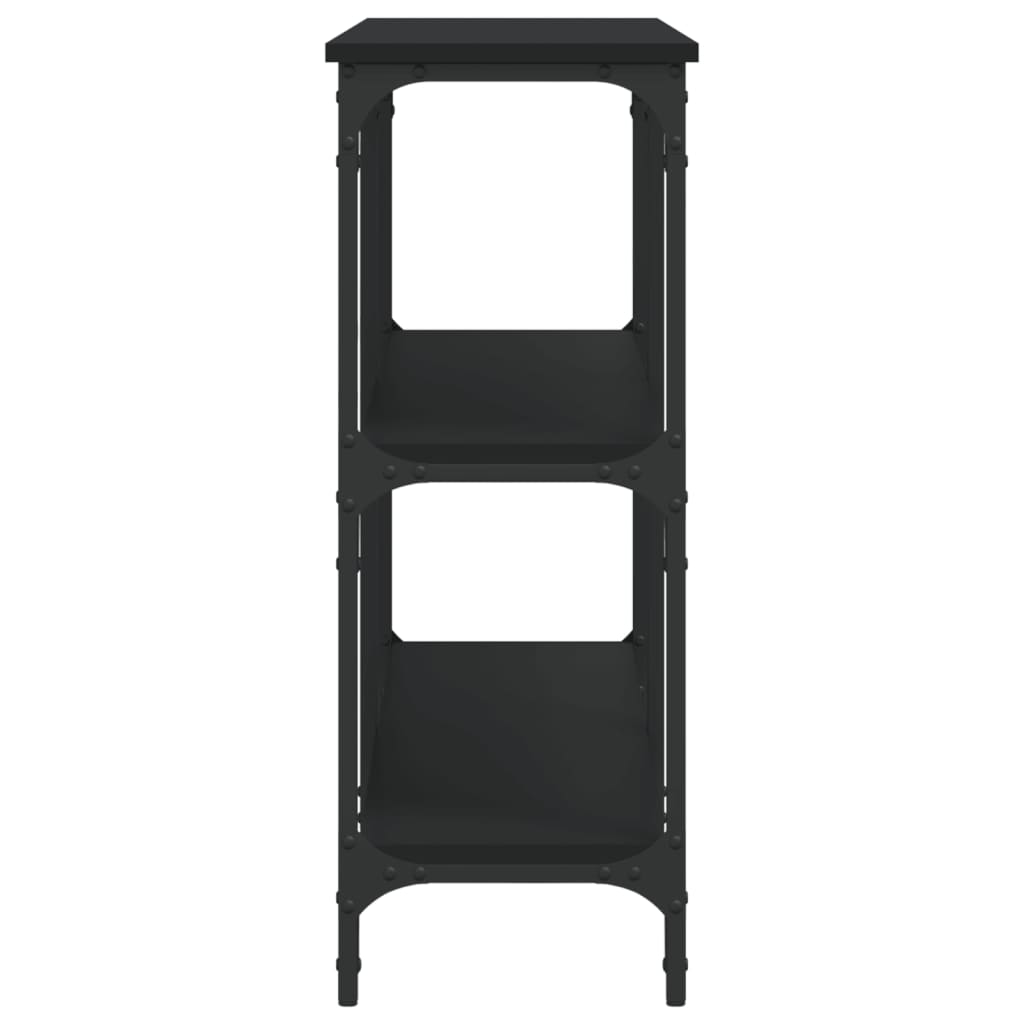 Avlastningsbord Konsollbord Svart 150x29x75 cm