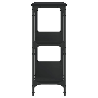 Avlastningsbord Konsollbord Svart 150x29x75 cm