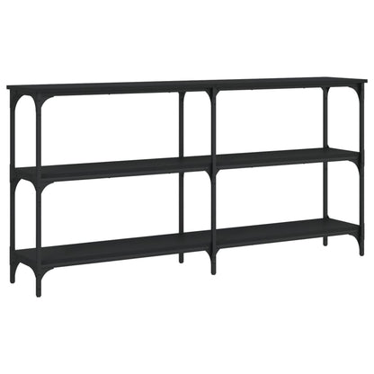 Avlastningsbord Konsollbord Svart 150x29x75 cm
