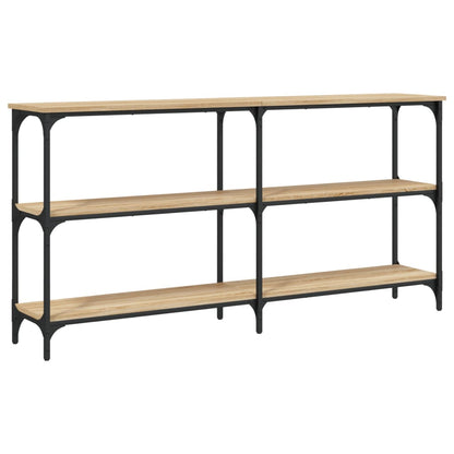 Avlastningsbord sonoma ek 150x29x75 cm konstruerat trä