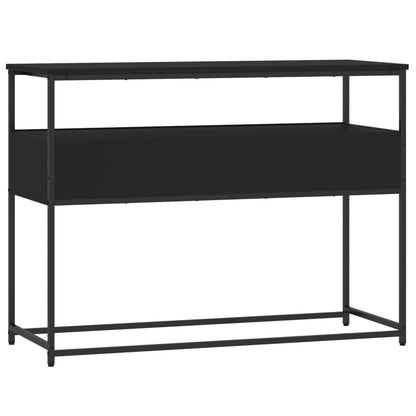 Avlastningsbord Konsollbord Svart 100x40x75 cm