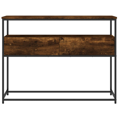 Avlastningsbord Konsollbord Rökfärgad Ek 100x40x75 cm