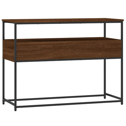 Avlastningsbord Konsollbord Brun Ek 100x40x75 cm