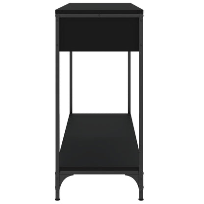 Avlastningsbord Konsollbord Svart 100x34,5x75 cm
