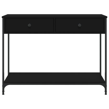 Avlastningsbord Konsollbord Svart 100x34,5x75 cm