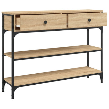 Avlastningsbord Konsollbord Sonoma Ek 100x25x75 cm