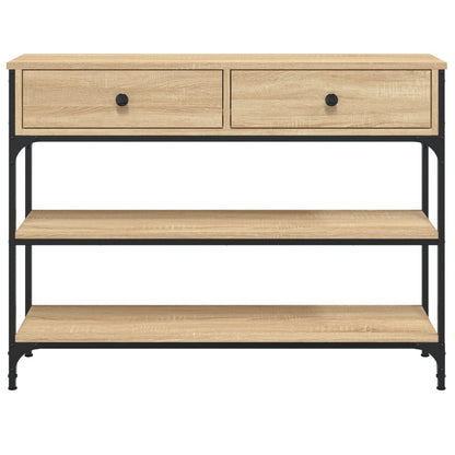 Avlastningsbord Konsollbord Sonoma Ek 100x25x75 cm