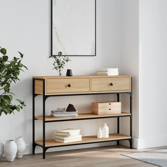 Avlastningsbord Konsollbord Sonoma Ek 100x25x75 cm