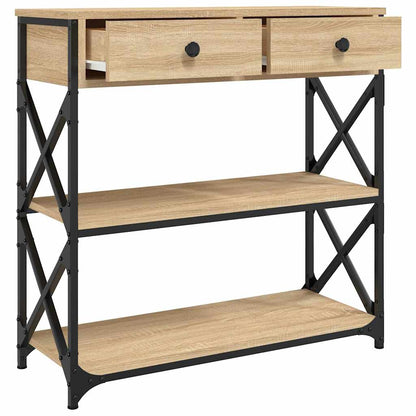 Avlastningsbord Konsollbord Sonoma Ek 75x28x75 cm