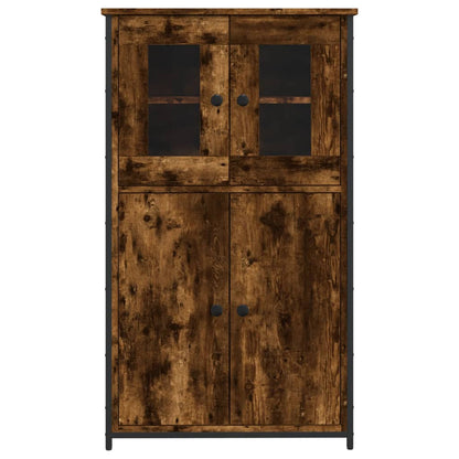 Skåp Rökfärgad Ek 62x32x106,5 cm
