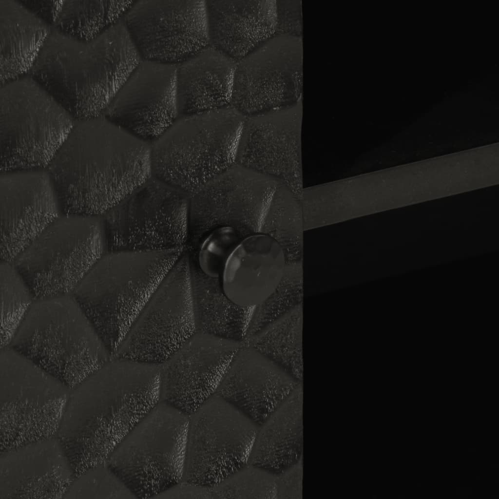 TV-Möbel Svart TV-Bänk 105x33x46 cm massivt mangoträ