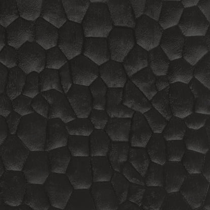 Badrumsskåp Svart 38x33x160 cm massivt mangoträ