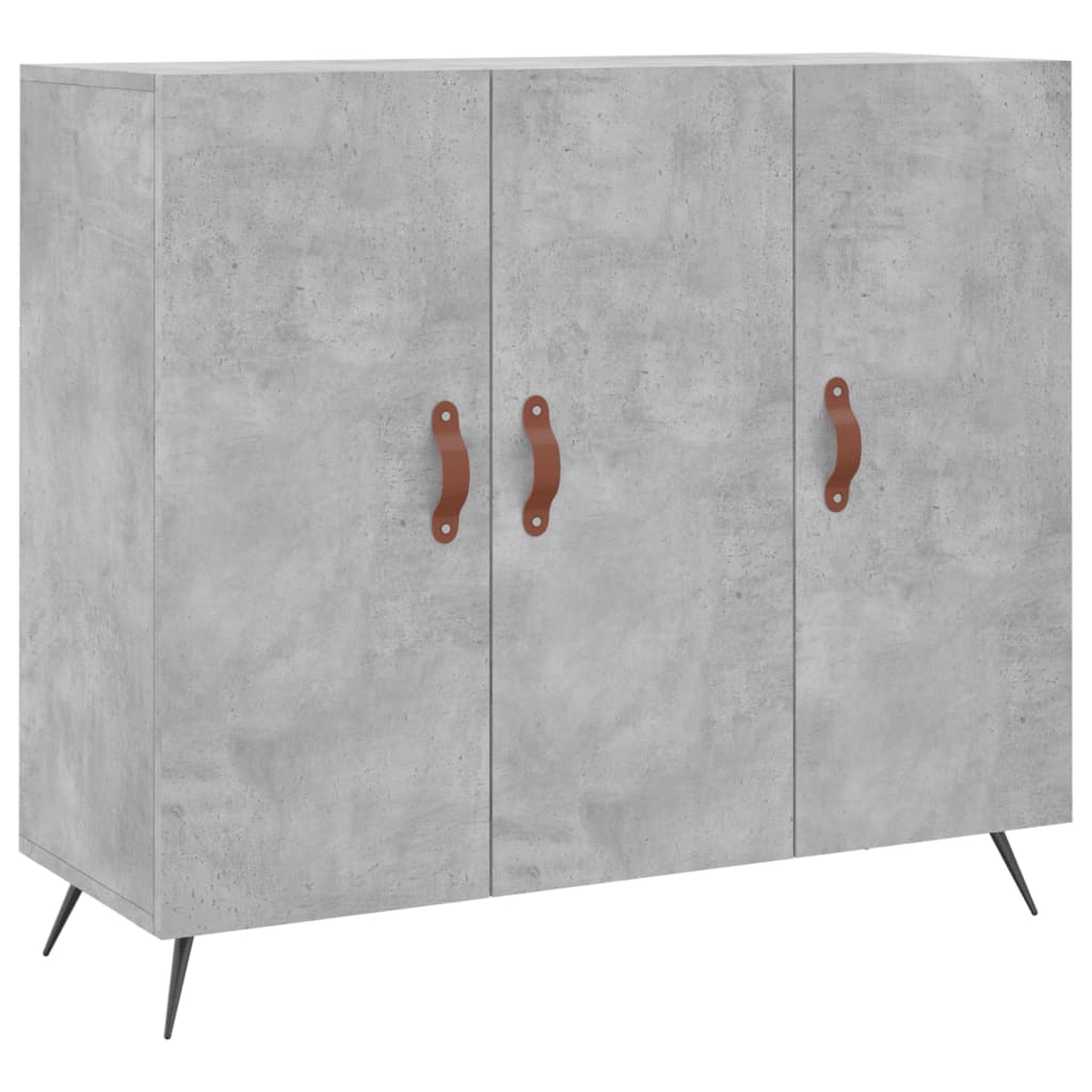 Byrå Betonggrå 90x34x80 cm