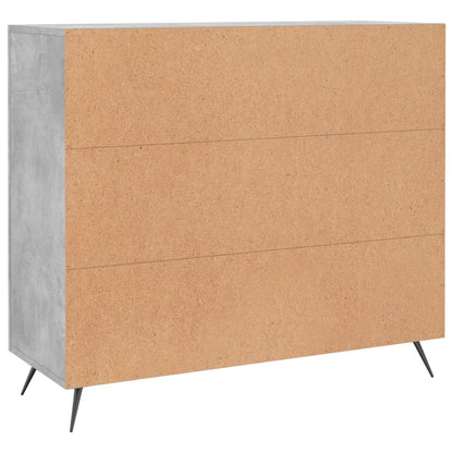 Byrå Betonggrå 90x34x80 cm
