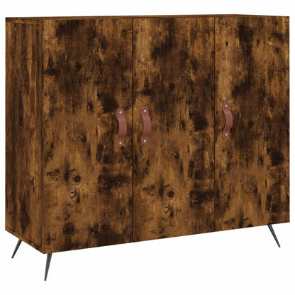 Byrå Rökfärgad Ek 90x34x80 cm
