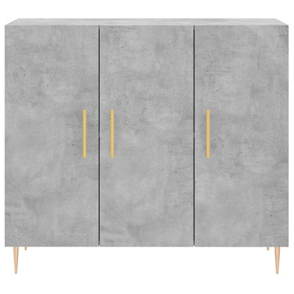 Byrå Betonggrå 90x34x80 cm