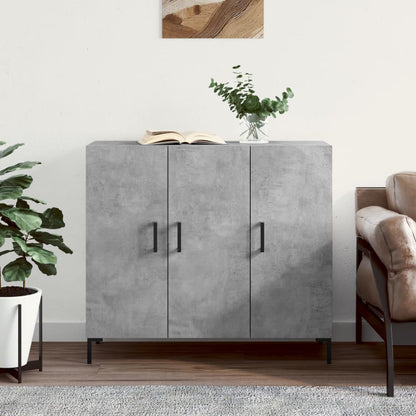 Byrå Betonggrå 90x34x80 cm