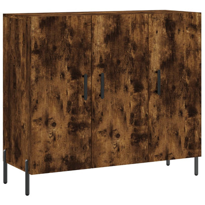 Byrå Rökfärgad Ek 90x34x80 cm