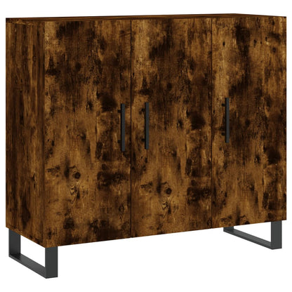 Byrå Rökfärgad Ek 90x34x80 cm