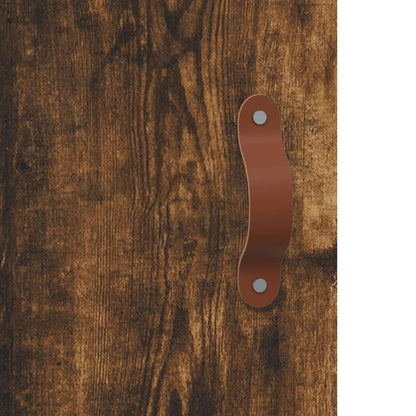 Byrå Rökfärgad Ek 100x36x60 cm