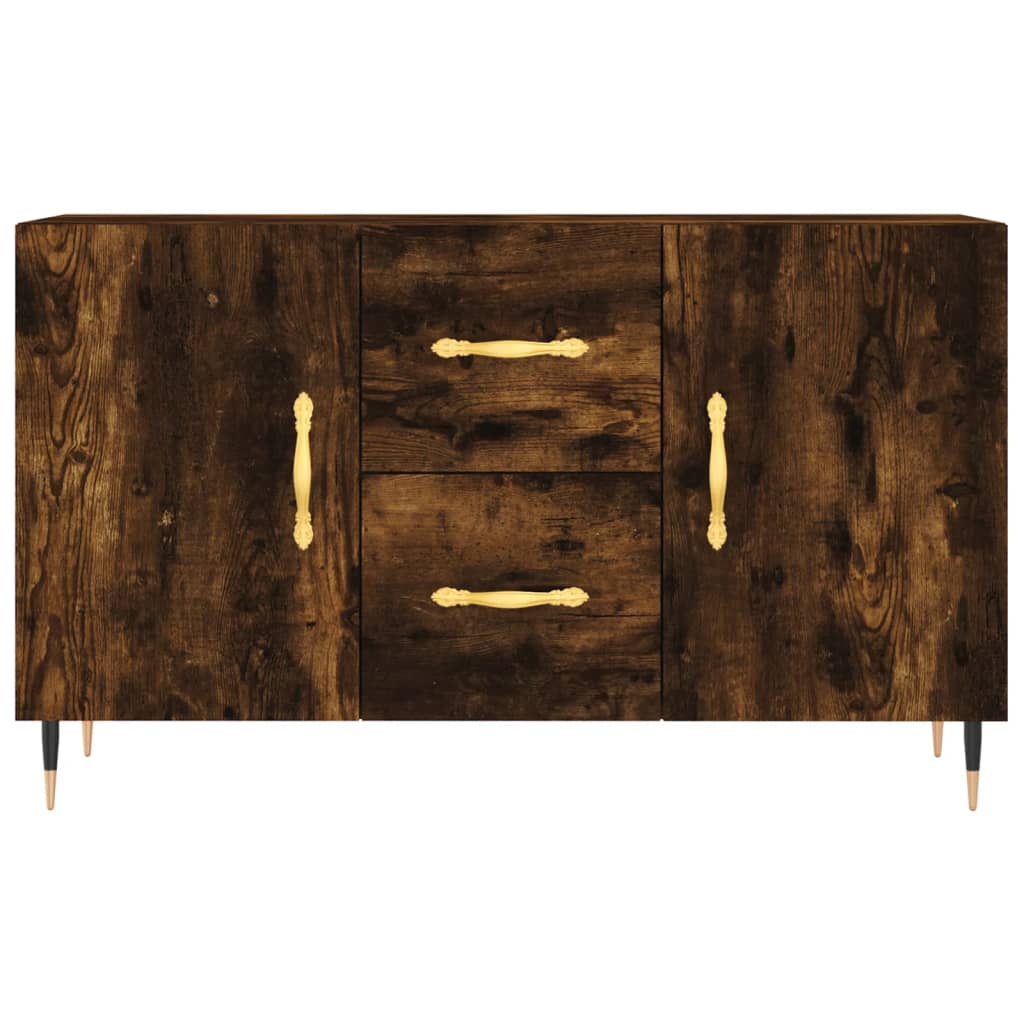 Byrå Rökfärgad Ek 100x36x60 cm