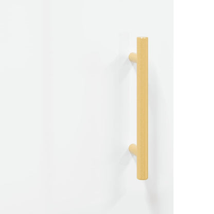 Skåp vit högglans 100x36x60 cm konstruerat trä
