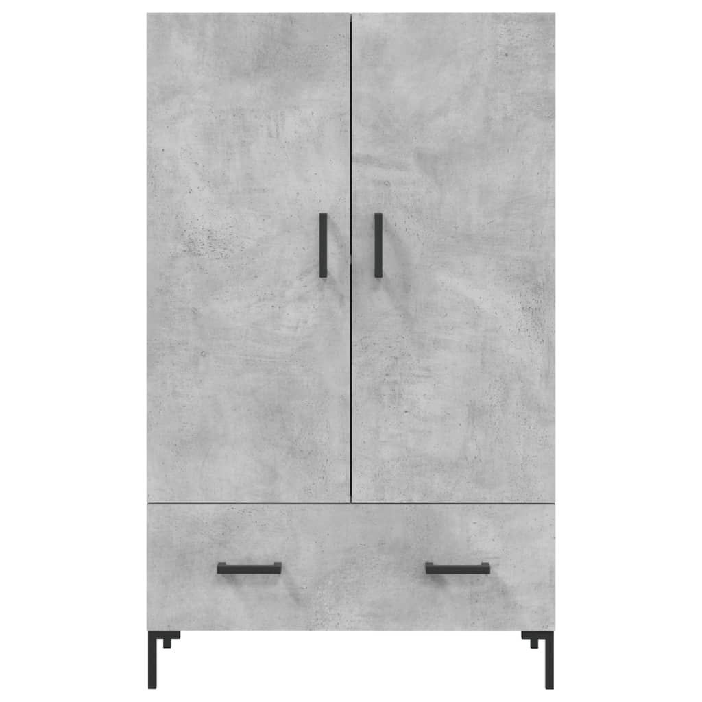 Skåp Betonggrå 69,5x31x115 cm
