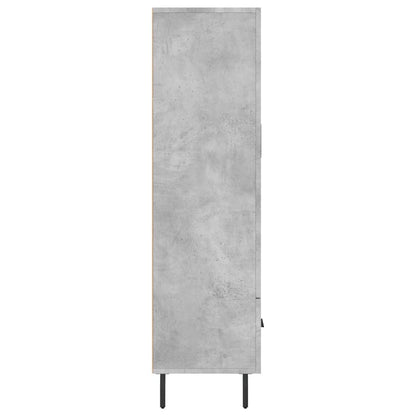 Skåp Betonggrå 69,5x31x115 cm