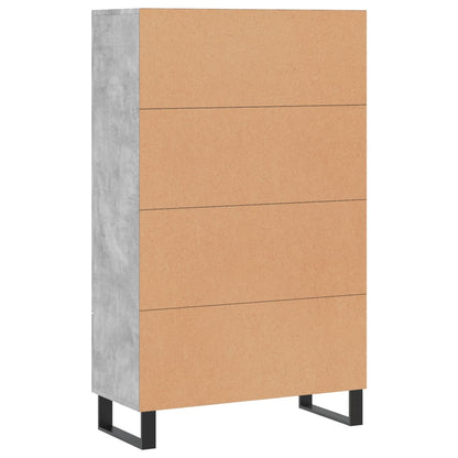 Skåp Betonggrå 69,5x31x115 cm