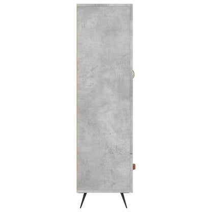 Skåp Betonggrå 69,5x31x115 cm
