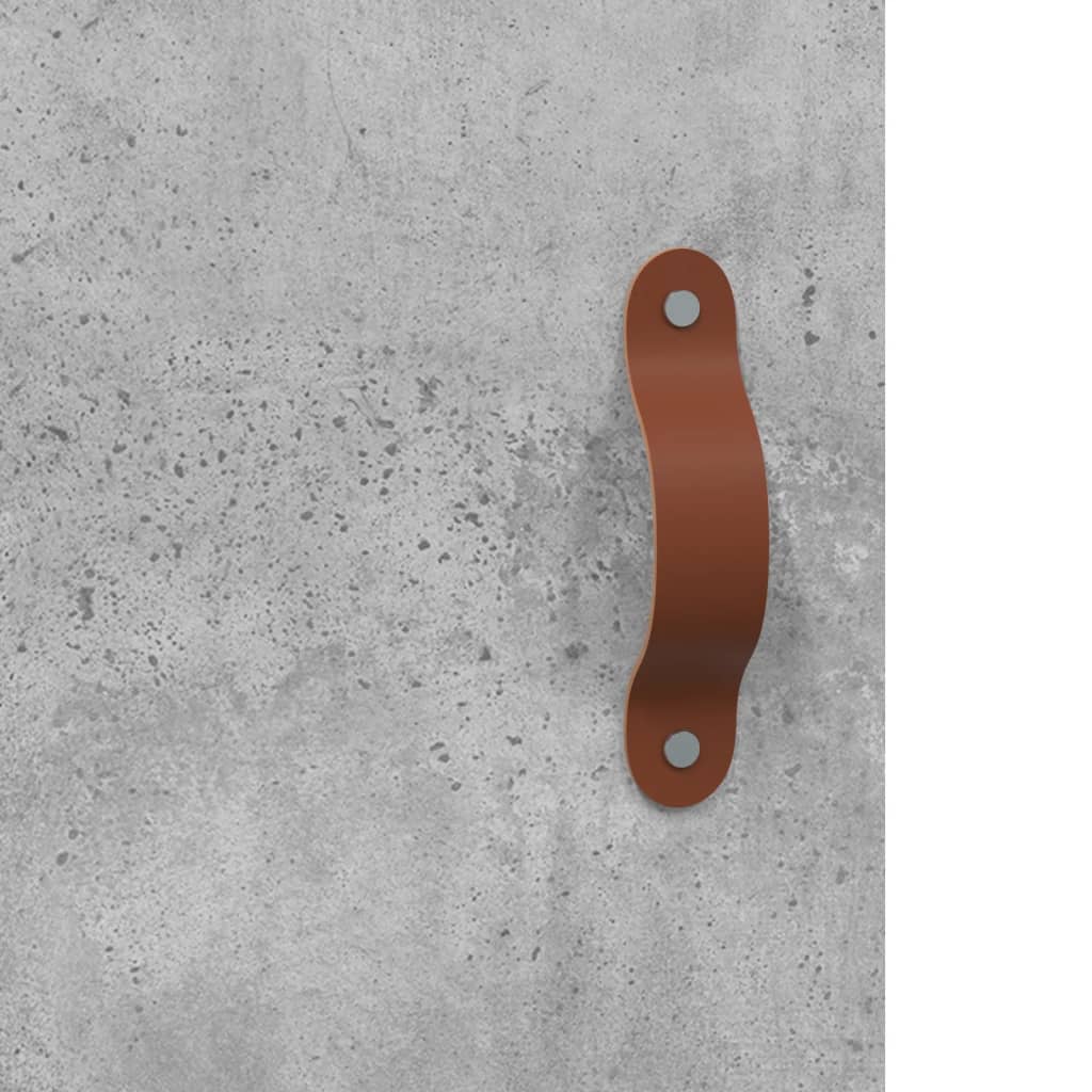 Skåp Betonggrå 69,5x31x115 cm
