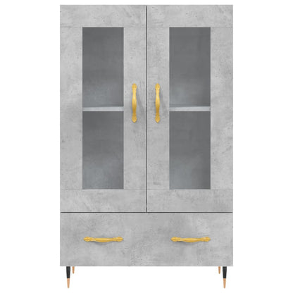 Skåp Betonggrå 69,5x31x115 cm
