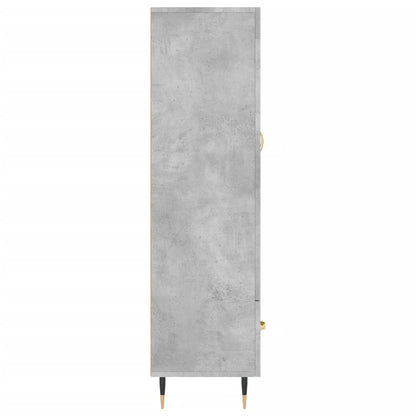 Skåp Betonggrå 69,5x31x115 cm