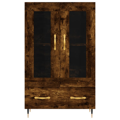 Skåp Rökfärgad Ek 69,5x31x115 cm