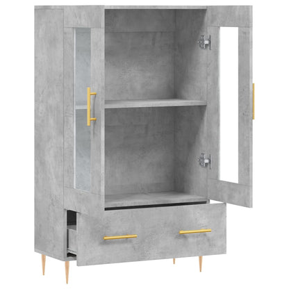 Skåp Betonggrå 69,5x31x115 cm