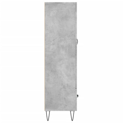 Skåp Betonggrå 69,5x31x115 cm
