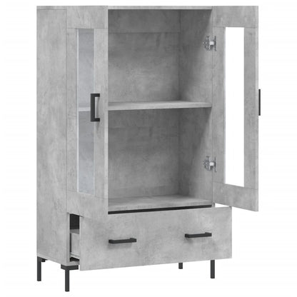Skåp Betonggrå 69,5x31x115 cm